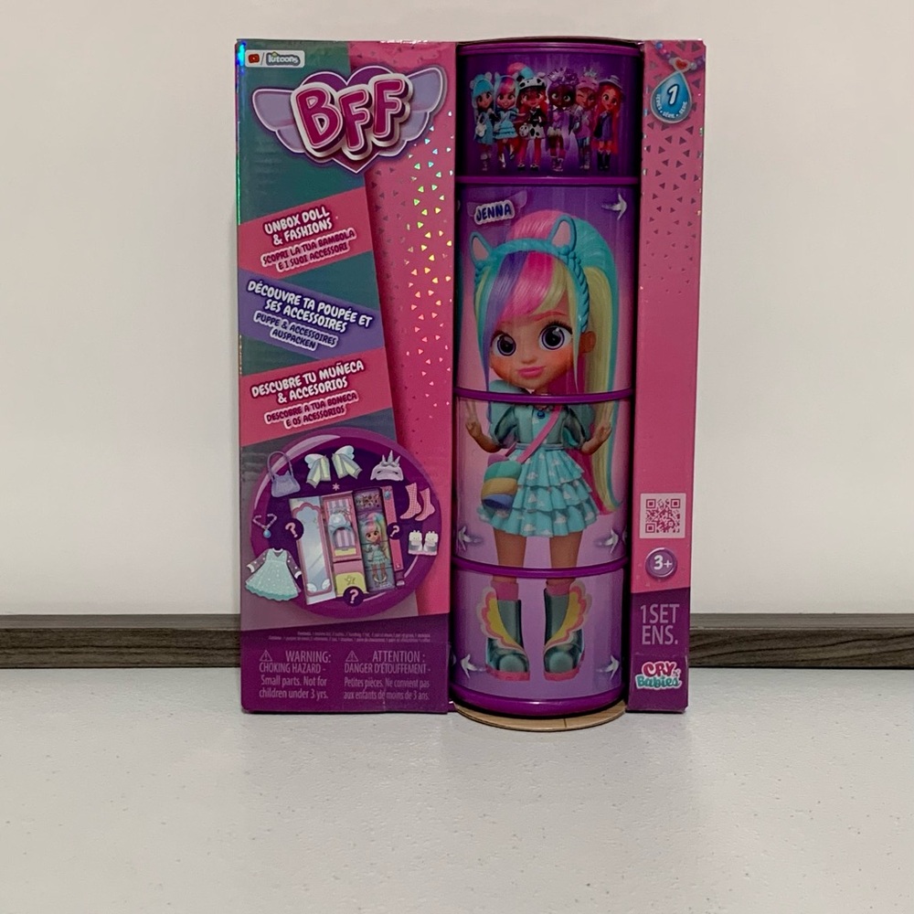 BFF by Cry Babies Jenna Fashion Doll-New